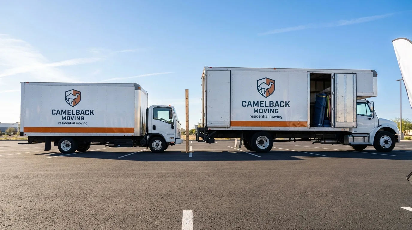 Moving truck size capacity guide in Glenwood Landing